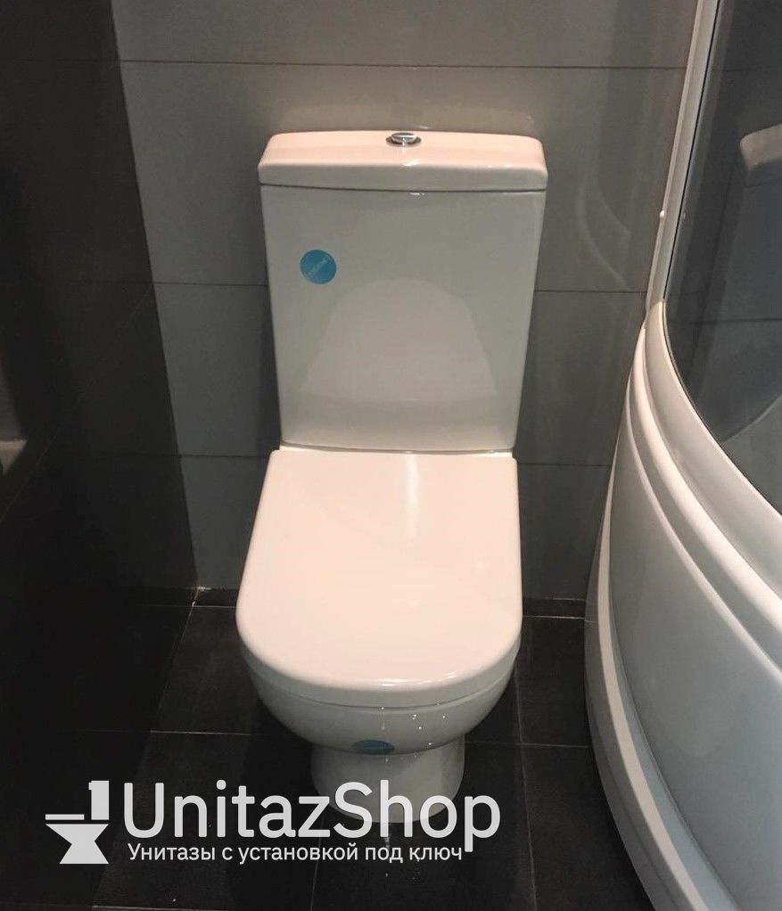 Унитаз Vitra D-Light Горизонтальный Выпуск Безободковый